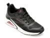 Pantofi SKECHERS negri, TRES-AIR UNO-REVOLUT, din material textil