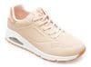 Pantofi SKECHERS nude, UNO, din piele ecologica
