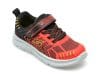 Pantofi SKECHERS rosii, COMFY FLEX, din material textil