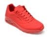 Pantofi SKECHERS rosii, UNO, din piele ecologica