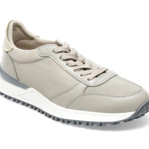 Pantofi sport ALDO gri, MINTWOOD050, din material textil si piele ecologica