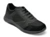 Pantofi sport GEOX negri, U26ANB, din material textil si piele naturala