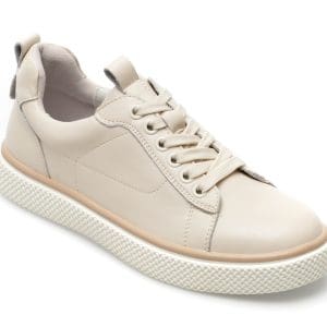 Pantofi sport GRYXX bej, A14015, din piele naturala