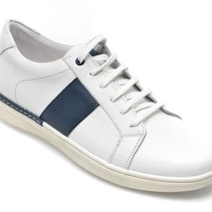 Pantofi sport OTTER albi, 3425, din piele naturala
