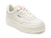 Pantofi sport PEPE JEANS albi, LS31473, din piele naturala