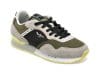 Pantofi sport PEPE JEANS kaki, MS30931, din material textil si piele intoarsa