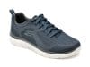 Pantofi sport SKECHERS bleumarin, SUMMITS, din material textil