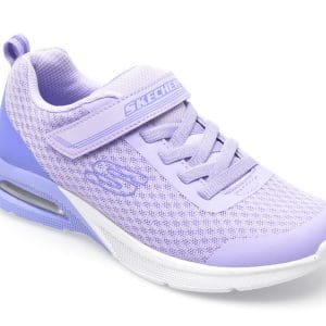 Pantofi sport SKECHERS mov, MICROSPEC MAX, din material textil si piele ecologica