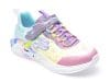 Pantofi sport SKECHERS multicolor, UNICORN DREAMS, din material textil si piele ecologica