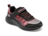 Pantofi sport SKECHERS negri, BOUNDER, din material textil si piele ecologica