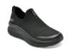 Pantofi sport SKECHERS negri, D LUX WALKER, din material textil si piele ecologica