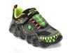 Pantofi sport SKECHERS negri, SKECH-O-SAURUS LIGHTS, din material textil si piele ecologica