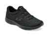 Pantofi sport SKECHERS negri, SUMMITS, din material textil
