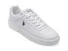 Pantofi US POLO ASSN albi, LEEWM3F, din piele ecologica
