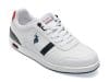 Pantofi US POLO ASSN albi, ROLL3FX, din piele ecologica