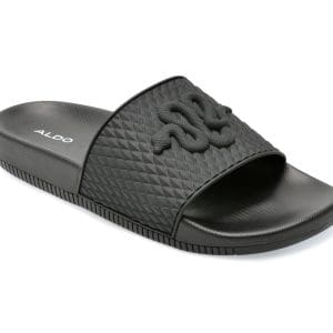 Papuci ALDO negre, KEDAU001, din pvc