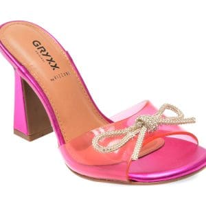 Papuci GRYXX BY VIZZANO fucsia, 6487203, din piele ecologica