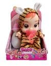 Papusa Bebelus, Baby Doll, cu Sunete, Suzeta si Biberon, 20cm, Hainuta Model Tigru