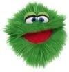 Păpușă de mână – Ghemotoc zâmbăreț verde (20 cm)