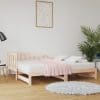 Pat de zi extensibil, 2x(80×200) cm, lemn masiv de pin