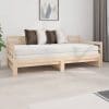 Pat de zi extensibil, 2x(90×190) cm, lemn masiv de pin