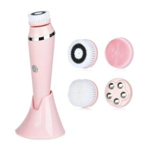 Perie Electrica De Curatare Faciala 4 in 1, Rose