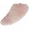 Piatra Masaj Relaxare, Gua Sha, Forma Aripa, Cuart Alb Transparent,9.8cm