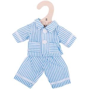 Pijamale albastre pentru păpuși, 28 cm