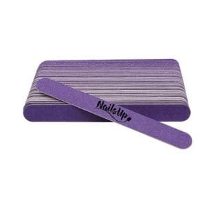 Pile unghii din Lemn, NailsUp,Granulatie fina, 50Buc/Set, Mov