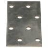 Plăci perforate, 60 buc., 2 mm, 80×40 mm, oțel galvanizat