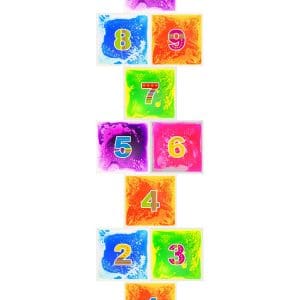 Plăcuțe pentru șotron cu lichid colorat (40 x 40 cm)