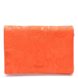Poseta DESIGUAL portocalie, SAXP95, din piele ecologica