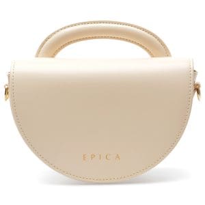 Poseta EPICA alba, 2022001, din piele naturala