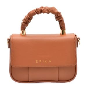 Poseta EPICA maro, 2021025, din piele naturala