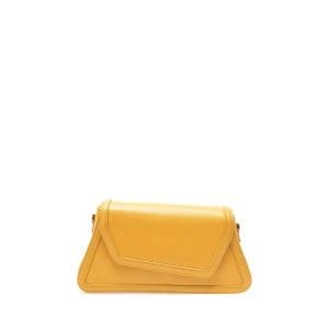 Poseta plic EPICA galbena, 1271, din piele ecologica