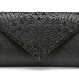 Poseta plic EPICA neagra, 85367, din piele ecologica