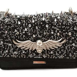 Poseta Steve Madden argintie, CONCERT, din piele ecologica