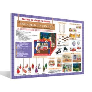 Albă ca Zăpada și cei 7 pitici – Teatrul de păpuși cu siluete