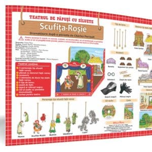 Povestea Scufița Roșie – pentru Teatrul de păpuși cu siluete