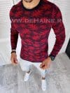 Pulover barbati gros grena slim fit T3703 5-6