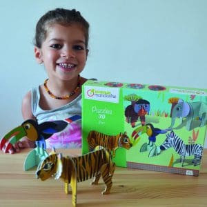 Puzzle 3D – Animale de la Zoo