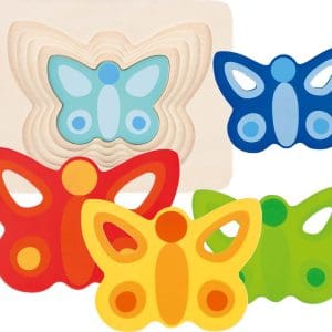 Puzzle în straturi – Fluture II