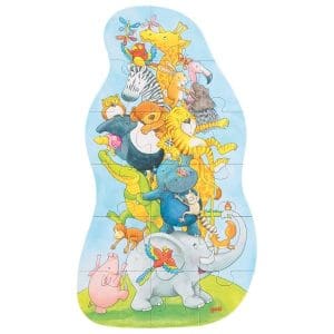 Puzzle XXL – Piramida animalelor