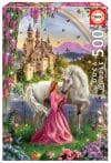 Puzzle cu 500 de piese – Zână și unicorn