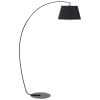 HomCom lampa arcuita de podea abajur metal, 100x43x177 cm | AOSOM RO