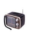 Radio Portabil FM/AM/SW, Bluetooth, Port USB/TF/AUX, Antena Telescopica, Scala Iluminata, Retro TV Box, Maro