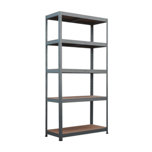 Raft metalic cu 5 polite, 90x40x180 cm