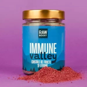 Immune Valley – Cristale de Fructe și Legume – Imunitate, Detoxifiere, Vitaminizare 100g | Rawboost