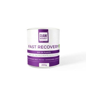 Fast Recovery – Mix ECO de Plante – Amla, Mucuna, Ashwagandha – Recuperare după Efort Fizic, 200g | Rawboost