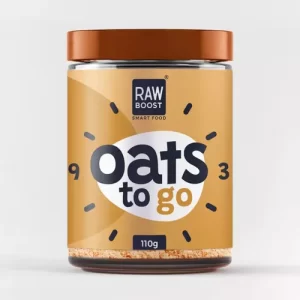 Oats To Go – Coconut Flakes – Mix cu Fulgi de Ovăz și Fulgi de Cocos, 110g | Rawboost
